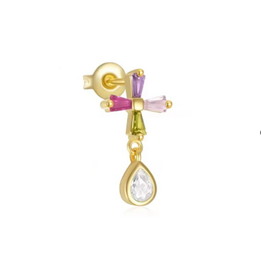 Florelia Drop Pear Stud