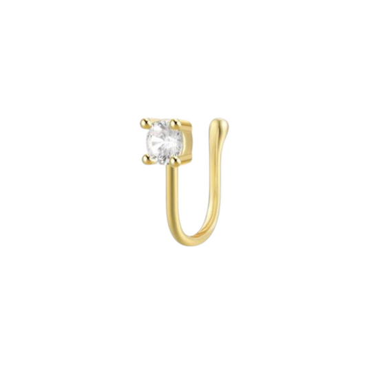 Circle Crystal Earcuff