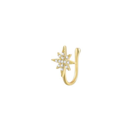 Pavé Northstar Earcuff