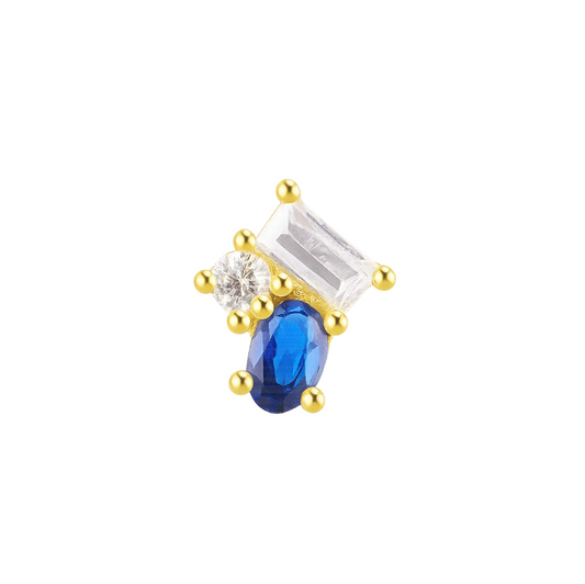 Azure Glow Stud