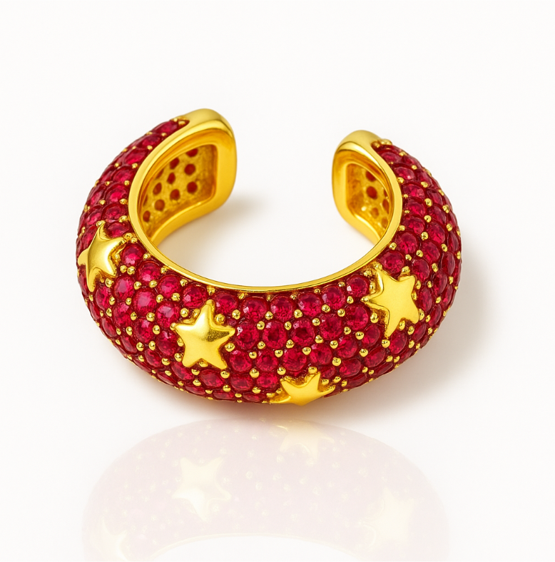 Pave Galaxy Earcuff
