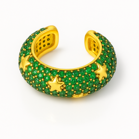 Pave Galaxy Earcuff