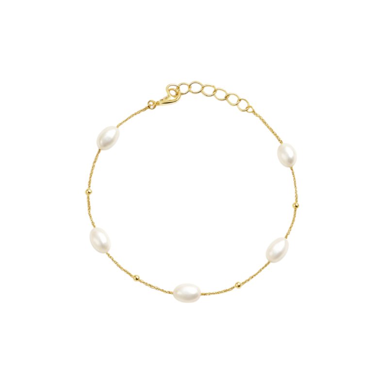 Pearls Circles Anklet