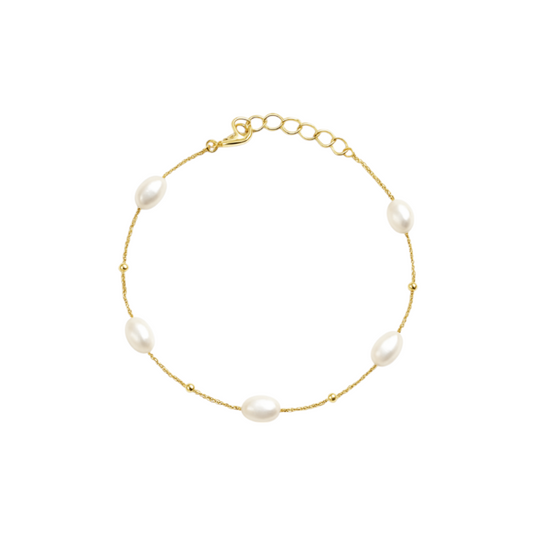 Pearls Circles Anklet