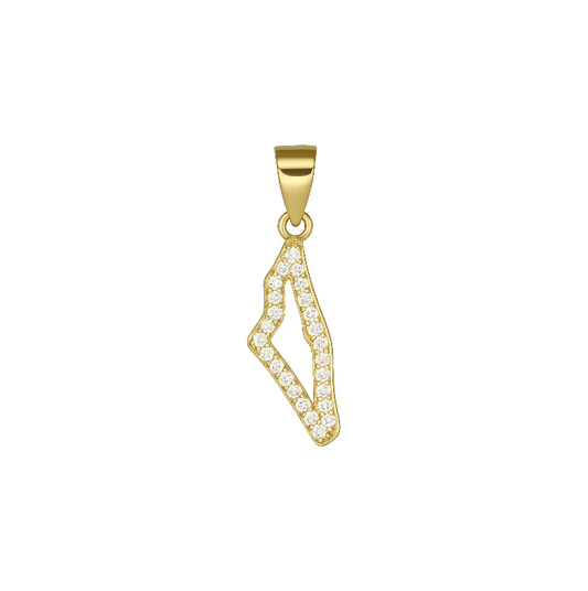 Pave Hollow Palestine Charm