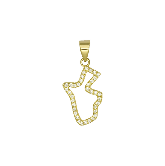 Jordan Map Charm