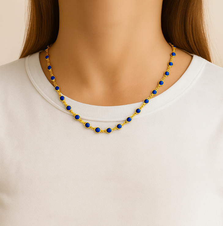 Circle Sparkles Necklace