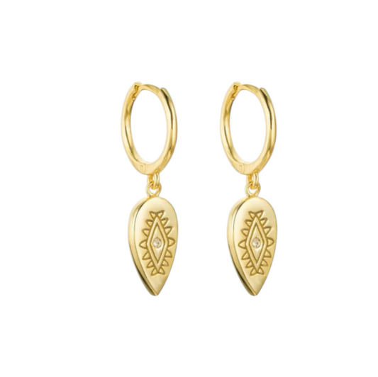 Tear Drop Eye Hoops