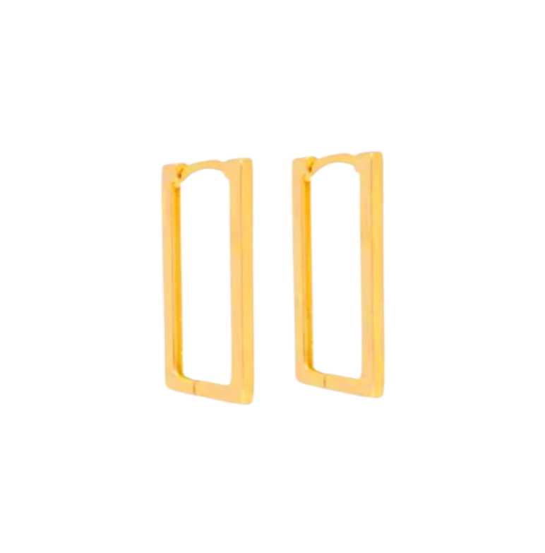 Bold Rectangle Hoops