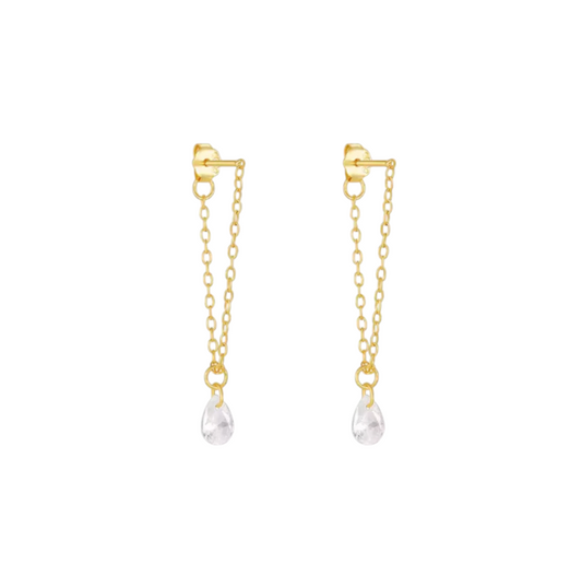 Crystal Tassel Hoop