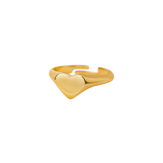 Heart Signet Ring
