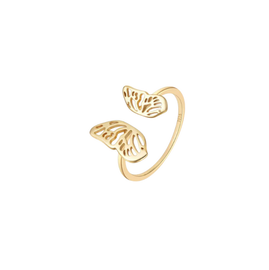 Bold Butterfly Ring