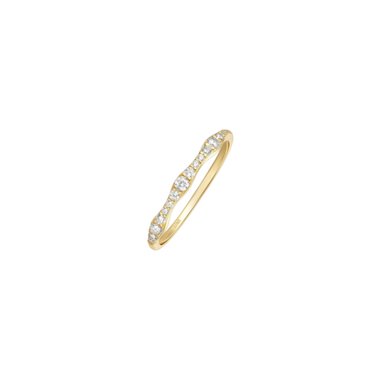 Bumpy Pavé Ring