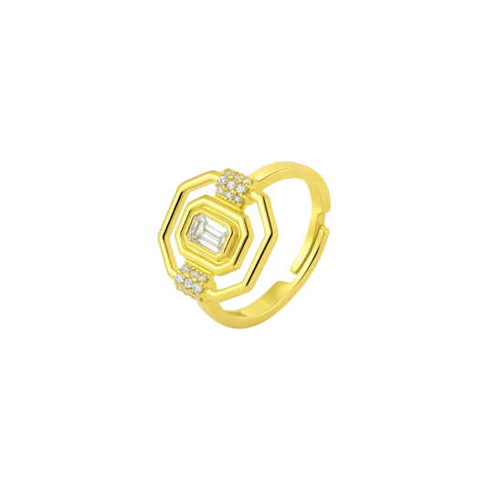 Radiant Cut Baguette Ring