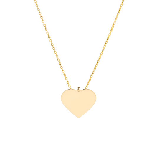 Engravable Heart Necklace