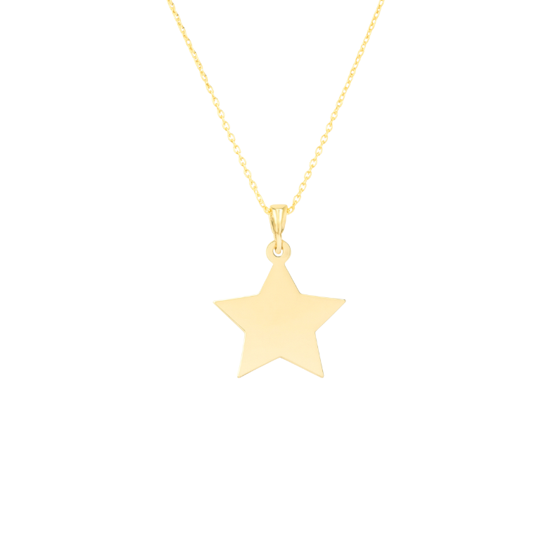 Engravable Star Necklace