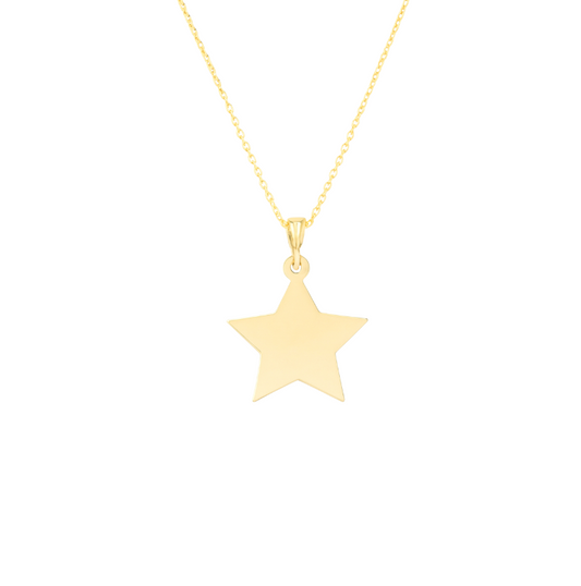 Engravable Star Necklace