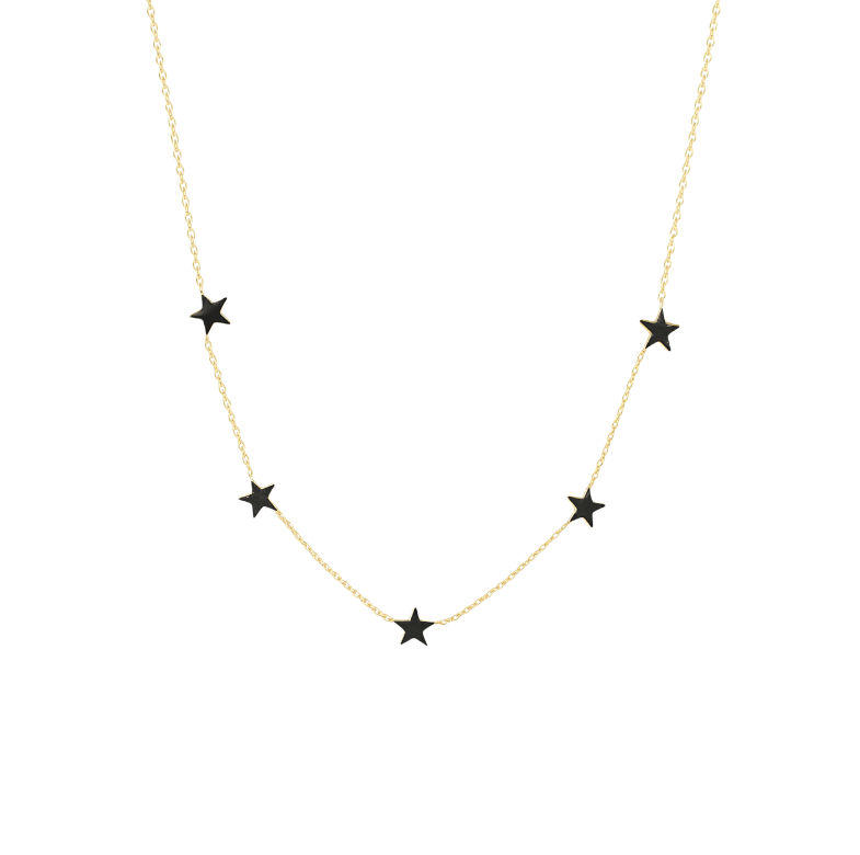 Enamel Multi Stars Choker