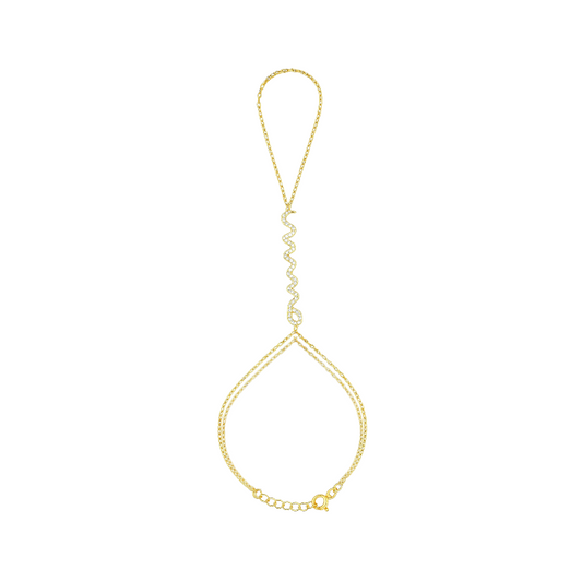 Pavé Snake Handchain
