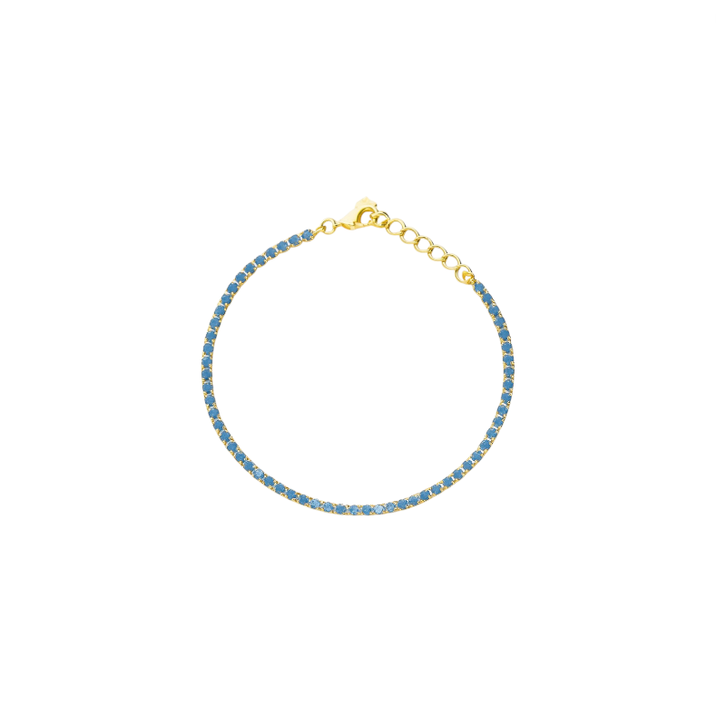 Colored Tennis Bracelet