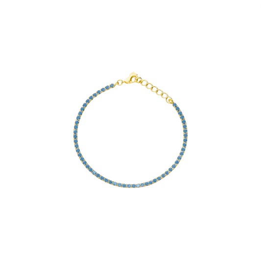 Colored Tennis Bracelet