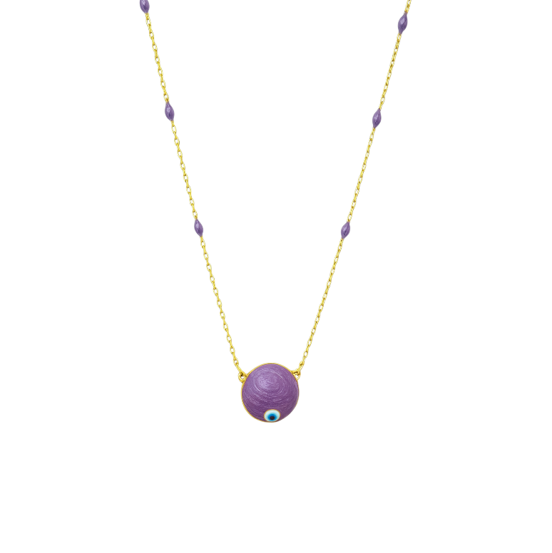 Violet Bloom Necklace