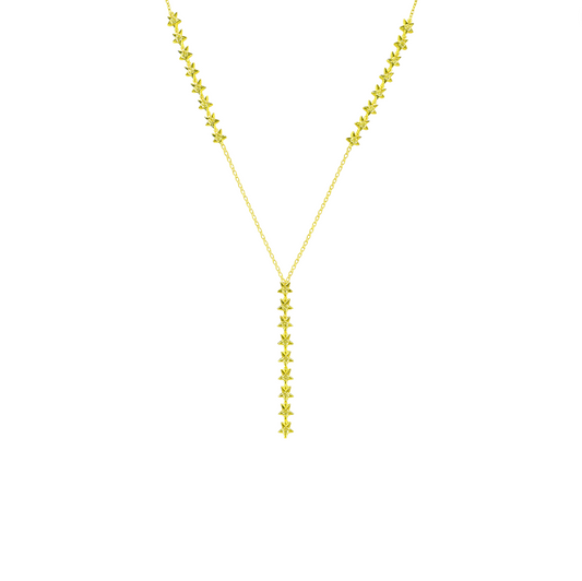 Mini Shining Stars Lariat Necklace