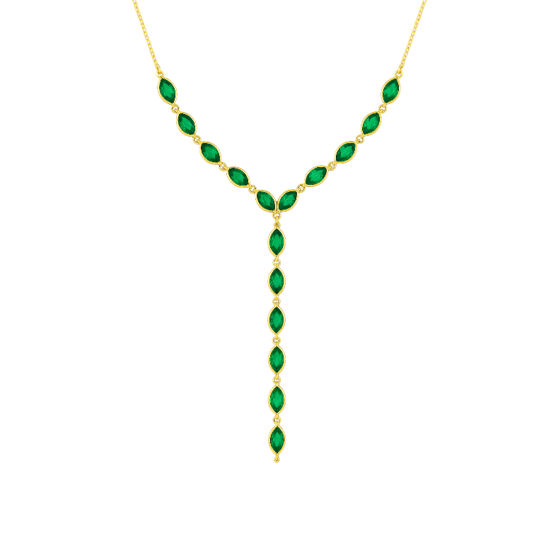 Teardrops Lariat Necklace
