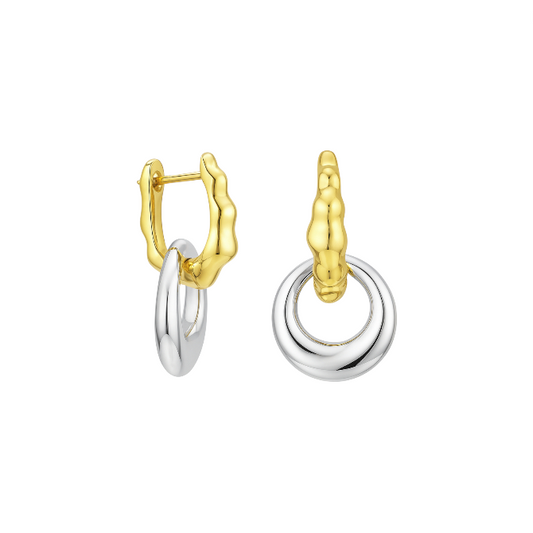 Two Tone Dome Hoops
