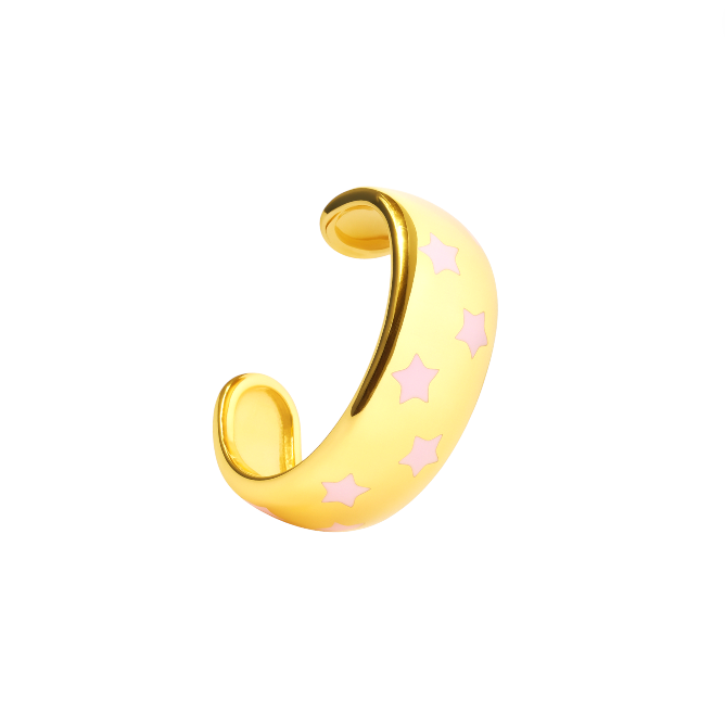 Enamel Stars Earcuff
