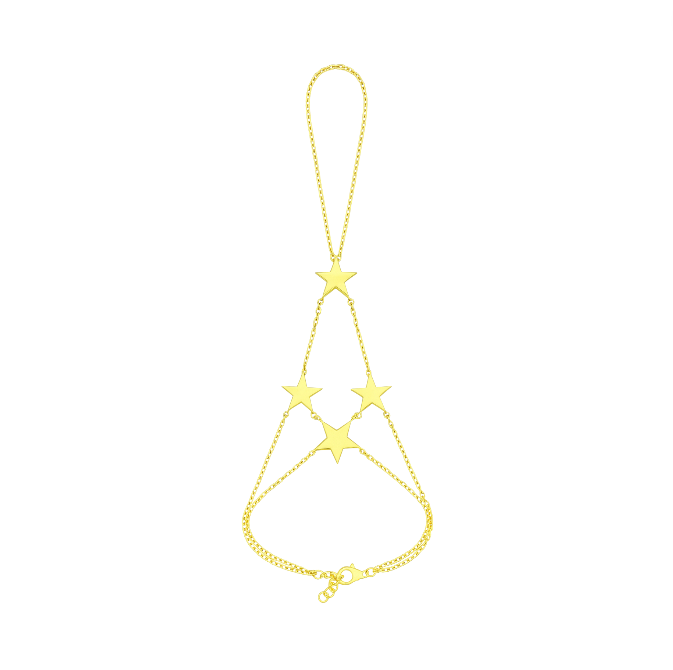 Multi Stars & Chains Hand Chain