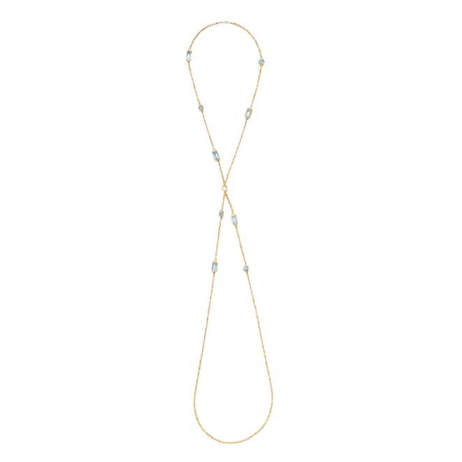 Crystal Baguettes Handchain