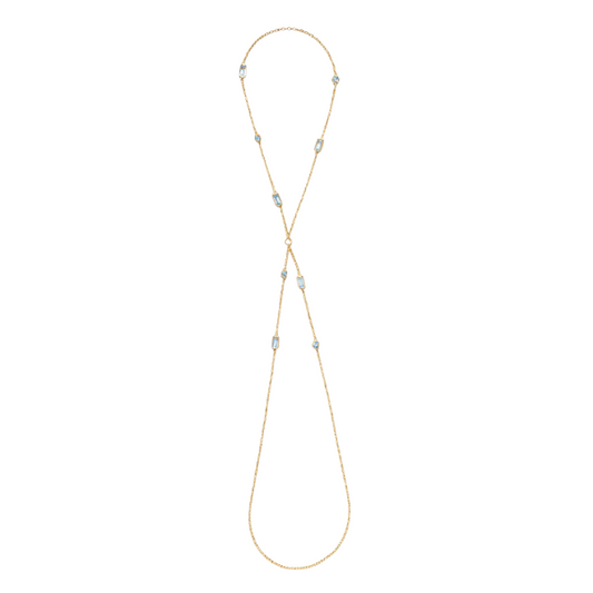 Crystal Baguettes Handchain