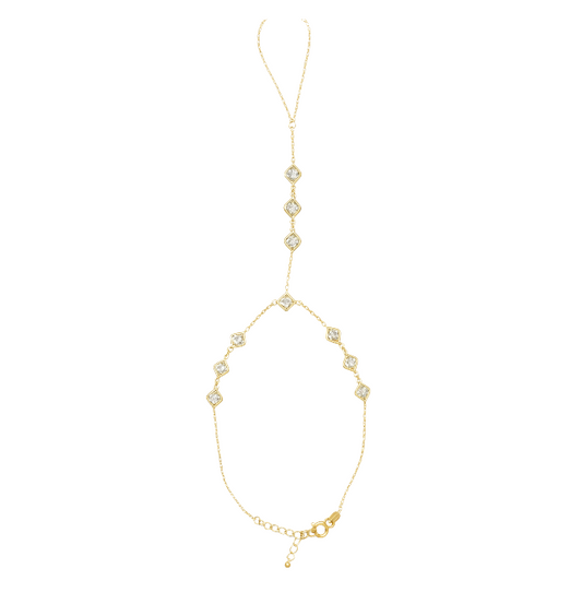 Multi Rhombus Stone Handchain