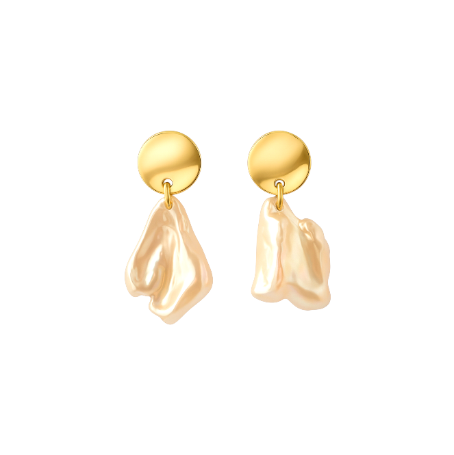 Golden Baroque Earrings