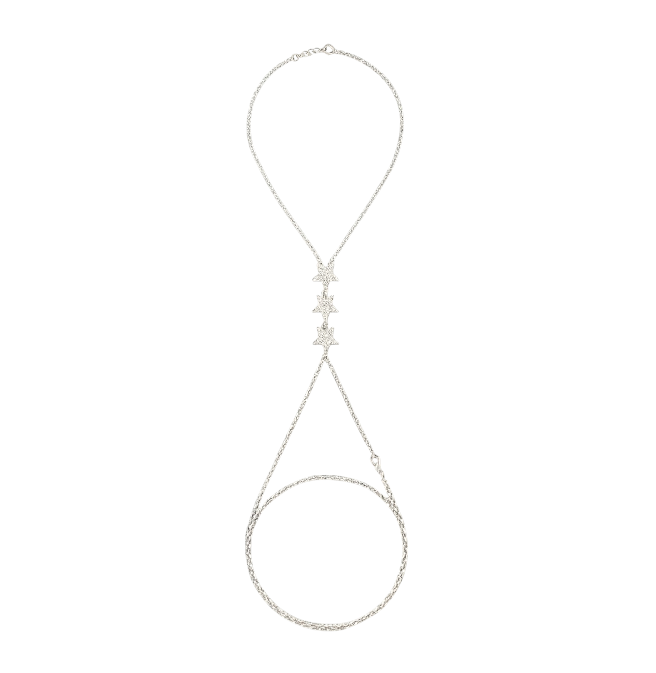 Triple Pavé Stars Handchain