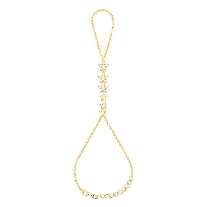 Ascending Pavé Stars Handchain II