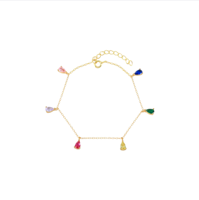 Rainbow Studs Bracelet