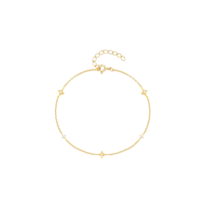 North Stars & Circles Bracelet