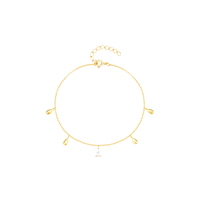 Bold Teardrops Sparkle Bracelet