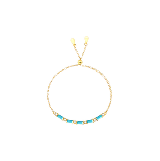 Turquoise Baguettes Bracelet