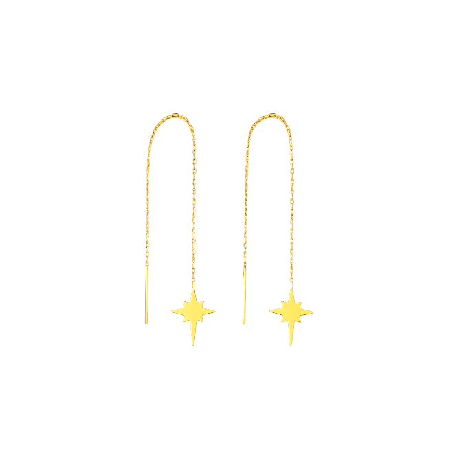 North Star Threader Earring