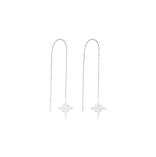 North Star Threader Earring