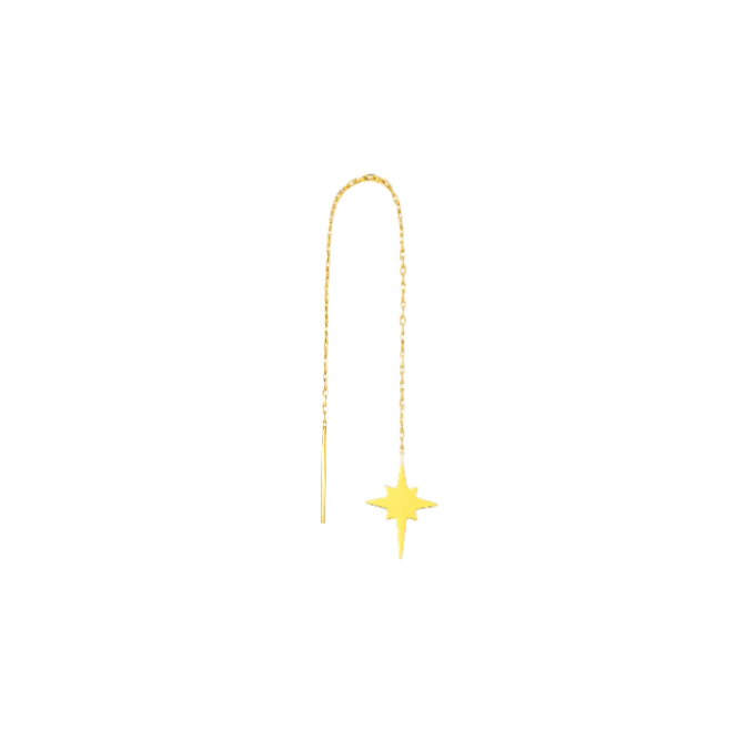 North Star Threader Earring