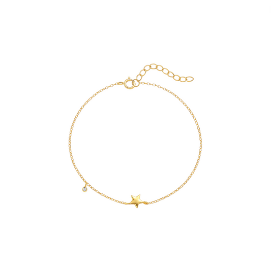 Star Dangling Circle Bracelet