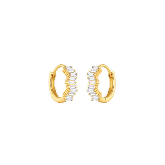 Curvy Baguettes Hoops