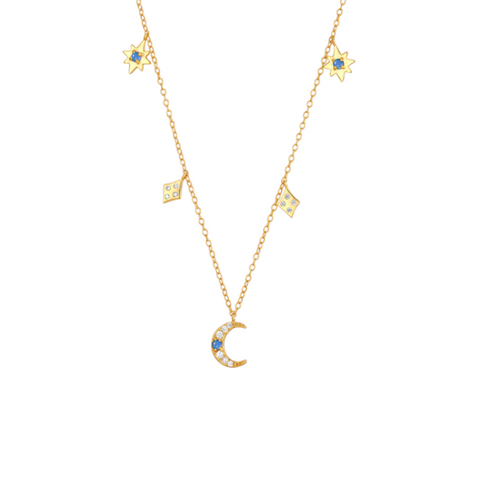 Dangling Cosmic Charms Necklace