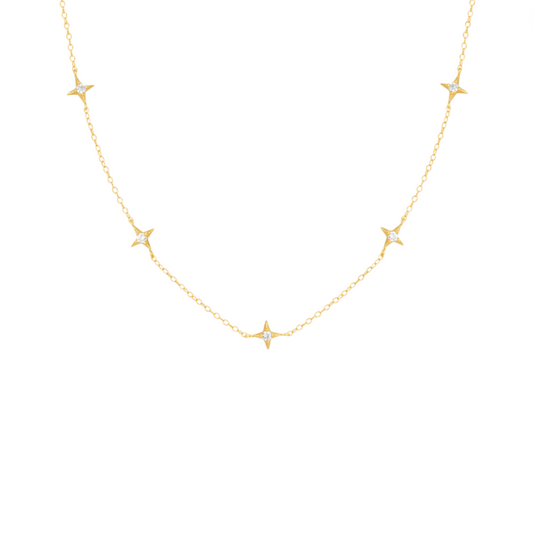 Galaxy Stars Necklace