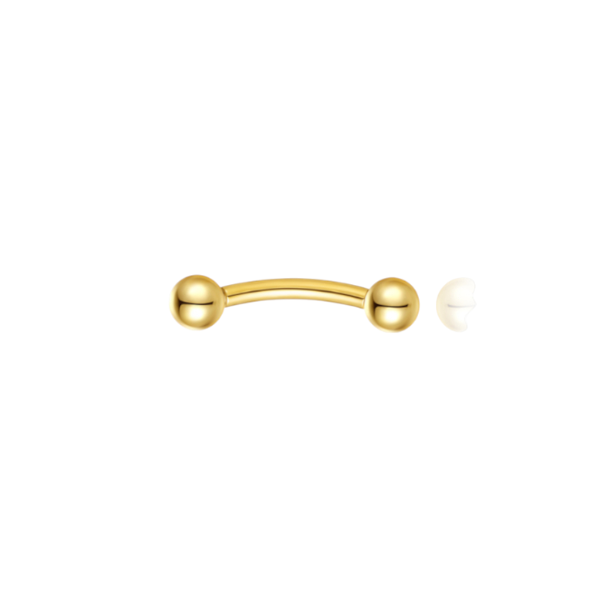 Golden Balls Rook Earring