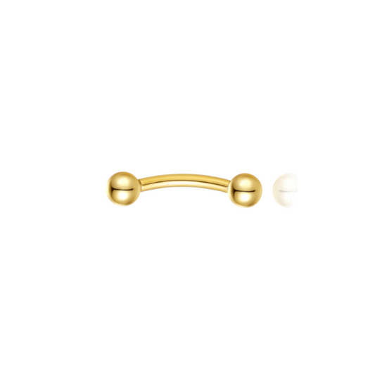 Golden Balls Rook Earring